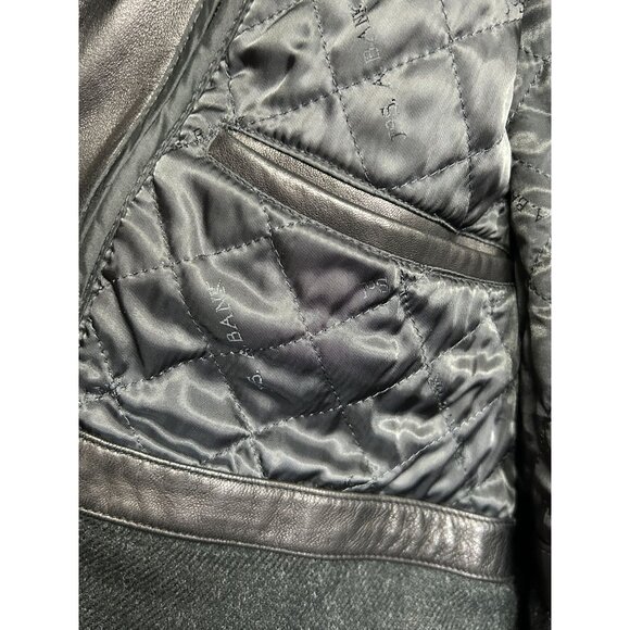 Jos. A. Bank Men’s Signature Collection Leather Jacket w/ Liner in Black - Sz L - Picture 8 of 10